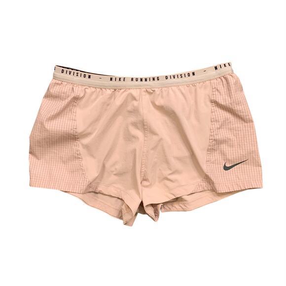 Nike Shorts Womens M Medium Bellini Black Dri Fit Run Division Tempo Luxe Lined - Picture 1 of 13